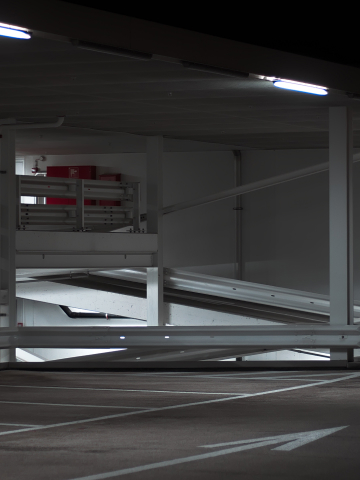 Parking indoor garage